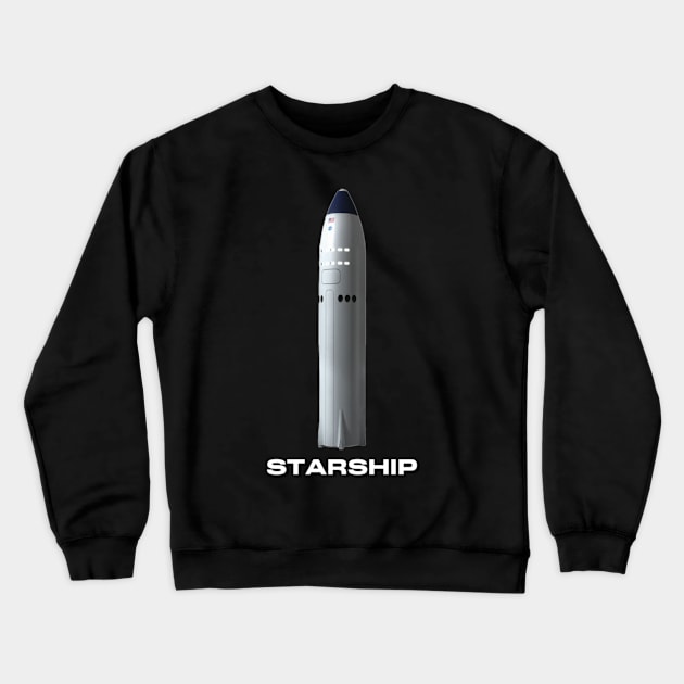 Starship Crewneck Sweatshirt by Stellar Facts